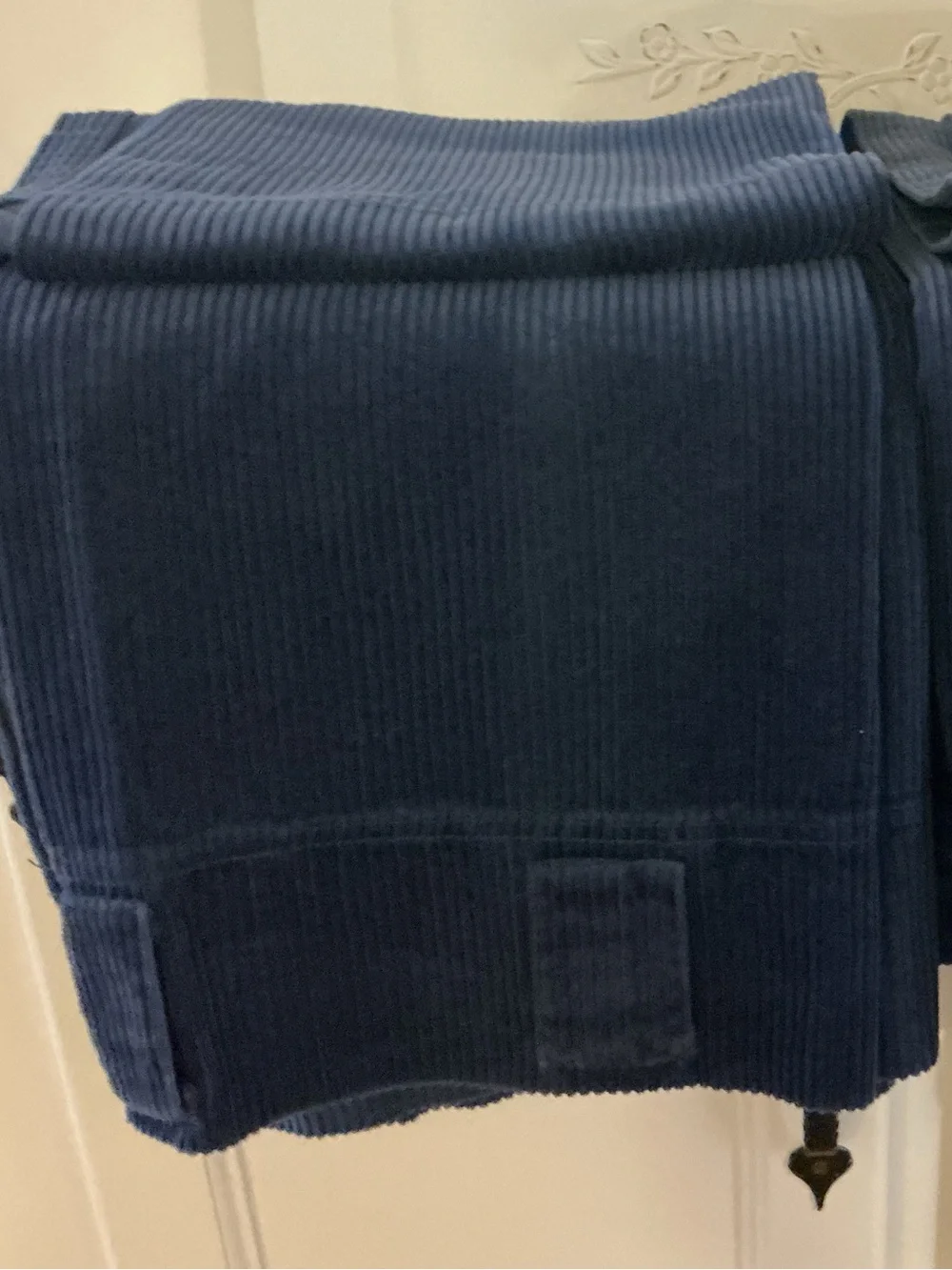 EUC Navy Blue Pottery Barn Corduroy Drapes x4